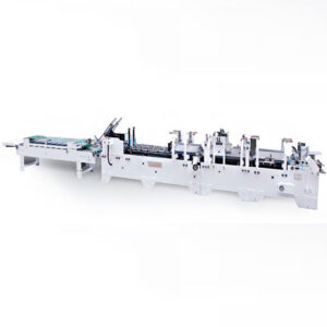 Automatic Box Making Machine Automatic crash lock bottom folder gluer with guns